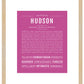 Hudson | Name Art Print