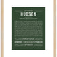 Hudson | Name Art Print