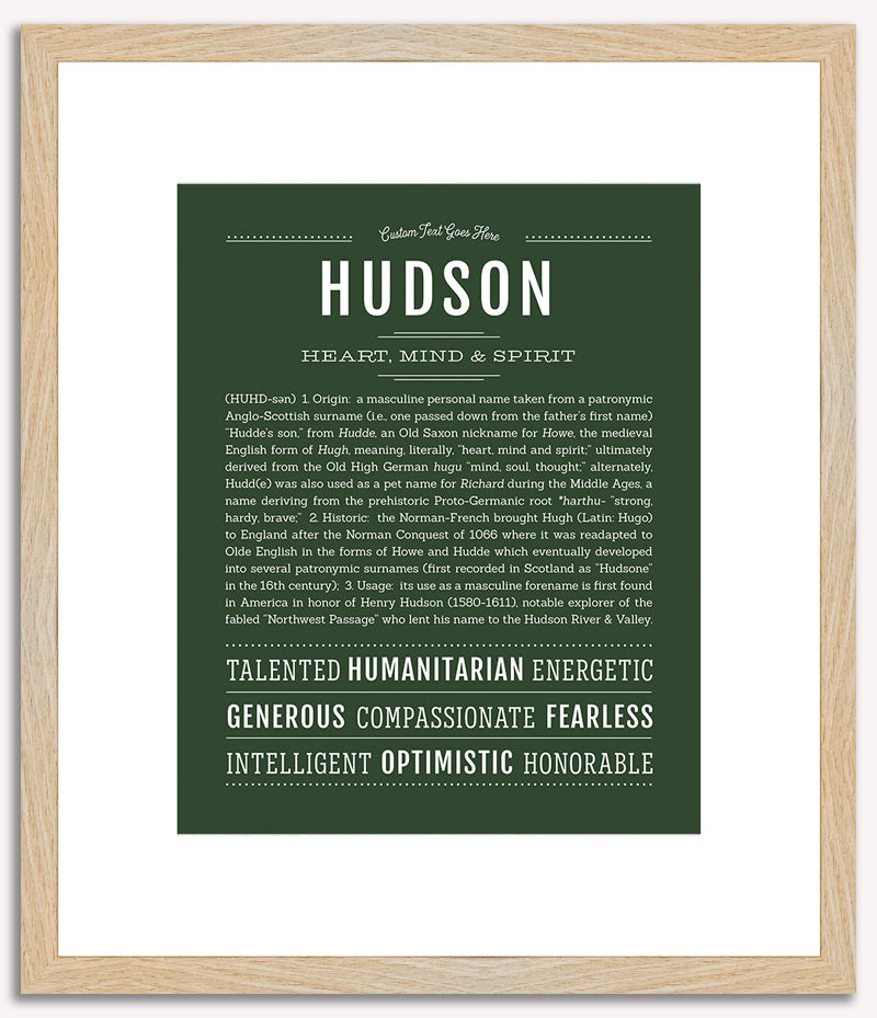 Hudson | Name Art Print