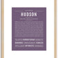 Hudson | Name Art Print