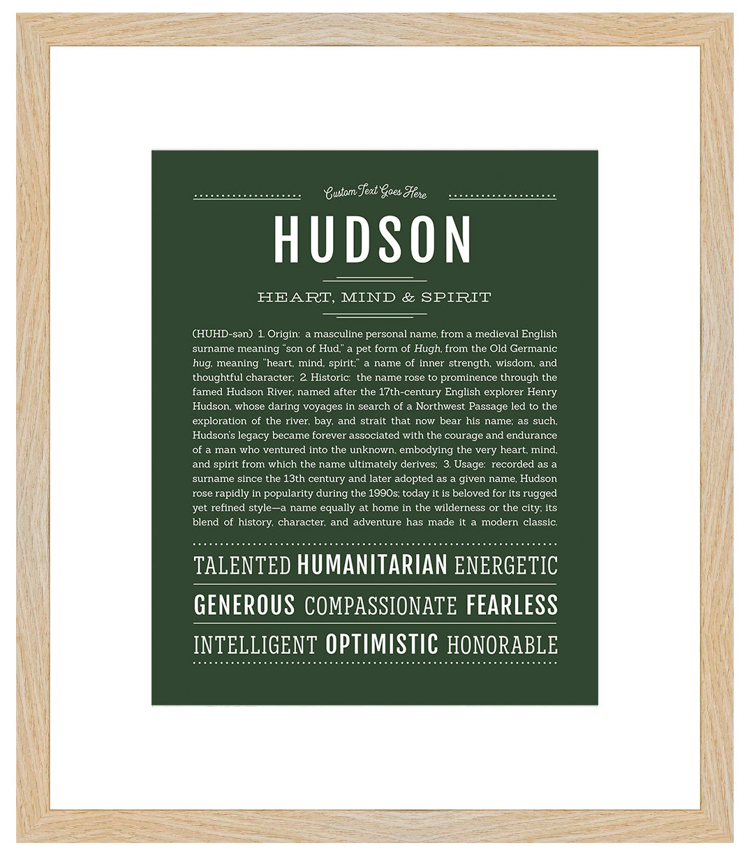 Hudson | Name Art Print