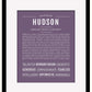 Frame Options | Deep Purple | Maple Frame, Matted