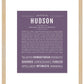 Hudson | Name Art Print