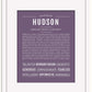 Frame Options | Deep Purple | Black Frame, Matted