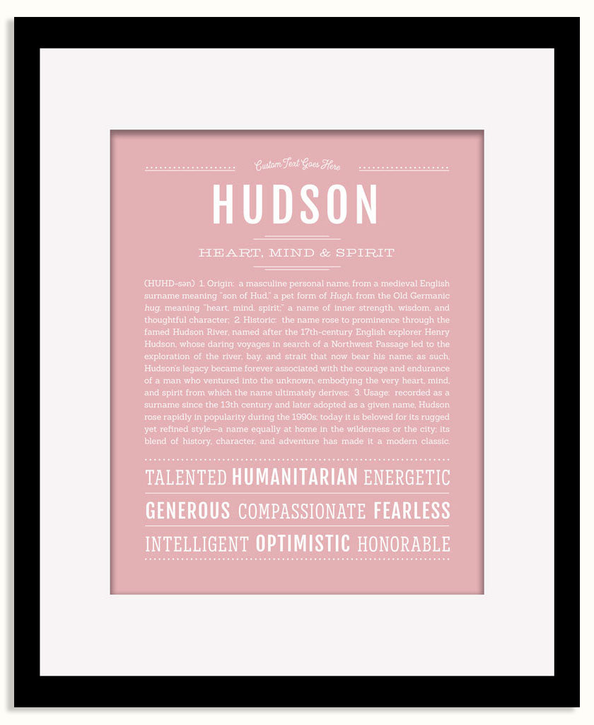 Frame Options | Dusty Rose | Maple Frame, Matted