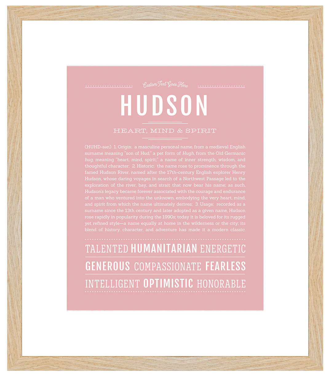 Hudson | Name Art Print