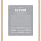 Hudson | Name Art Print