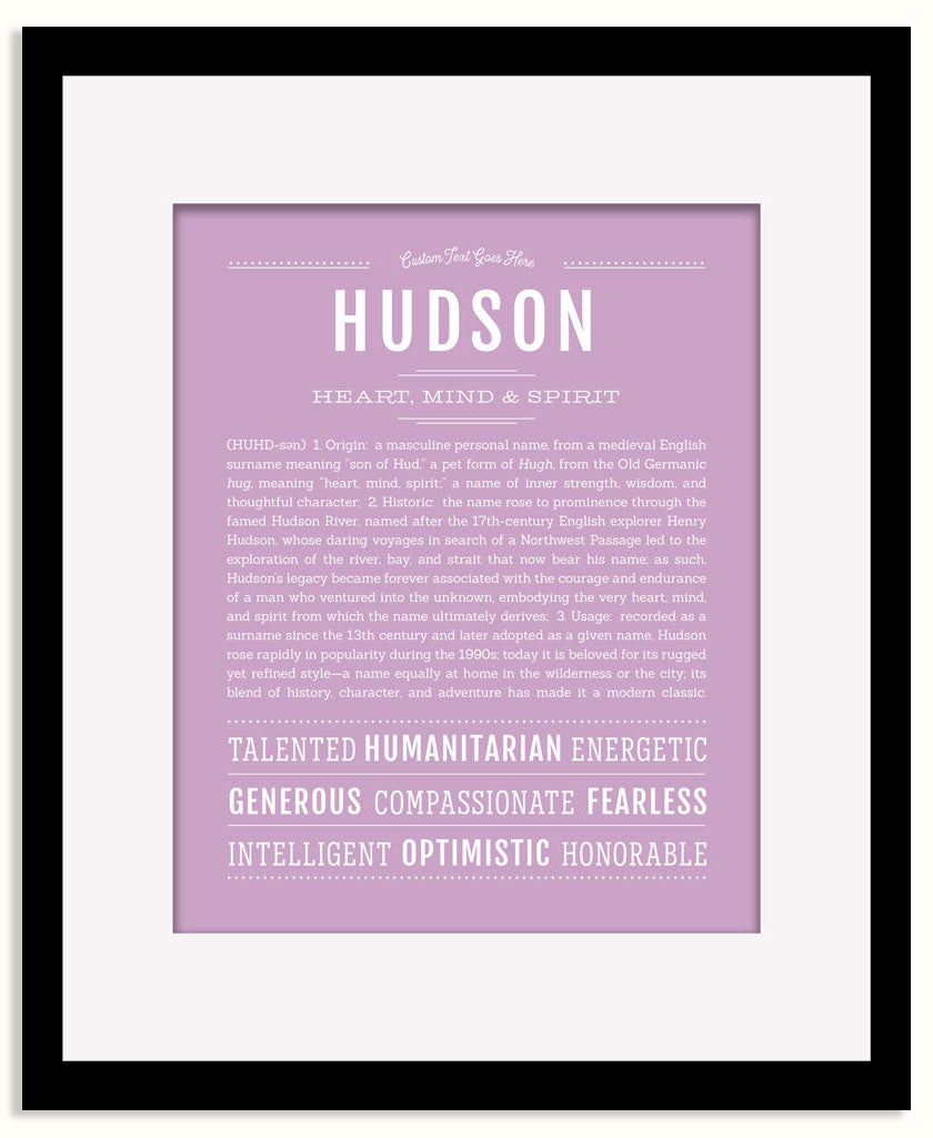 Frame Options | Lilac | Maple Frame, Matted