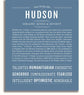 Hudson | Name Art Print – Name Stories