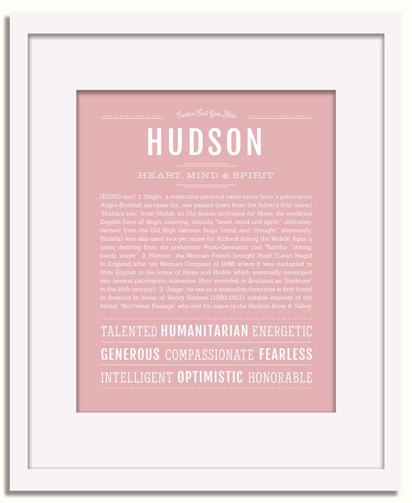 Frame Options | Dusty Rose | White Frame, Matted