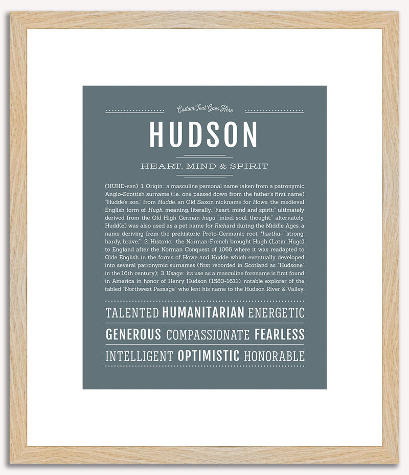 Hudson | Name Art Print