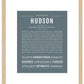 Hudson | Name Art Print