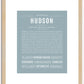 Hudson | Name Art Print