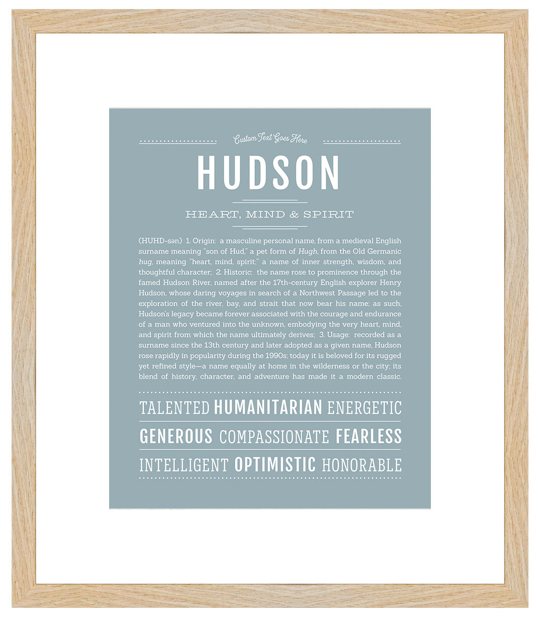 Hudson | Name Art Print