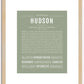 Hudson | Name Art Print