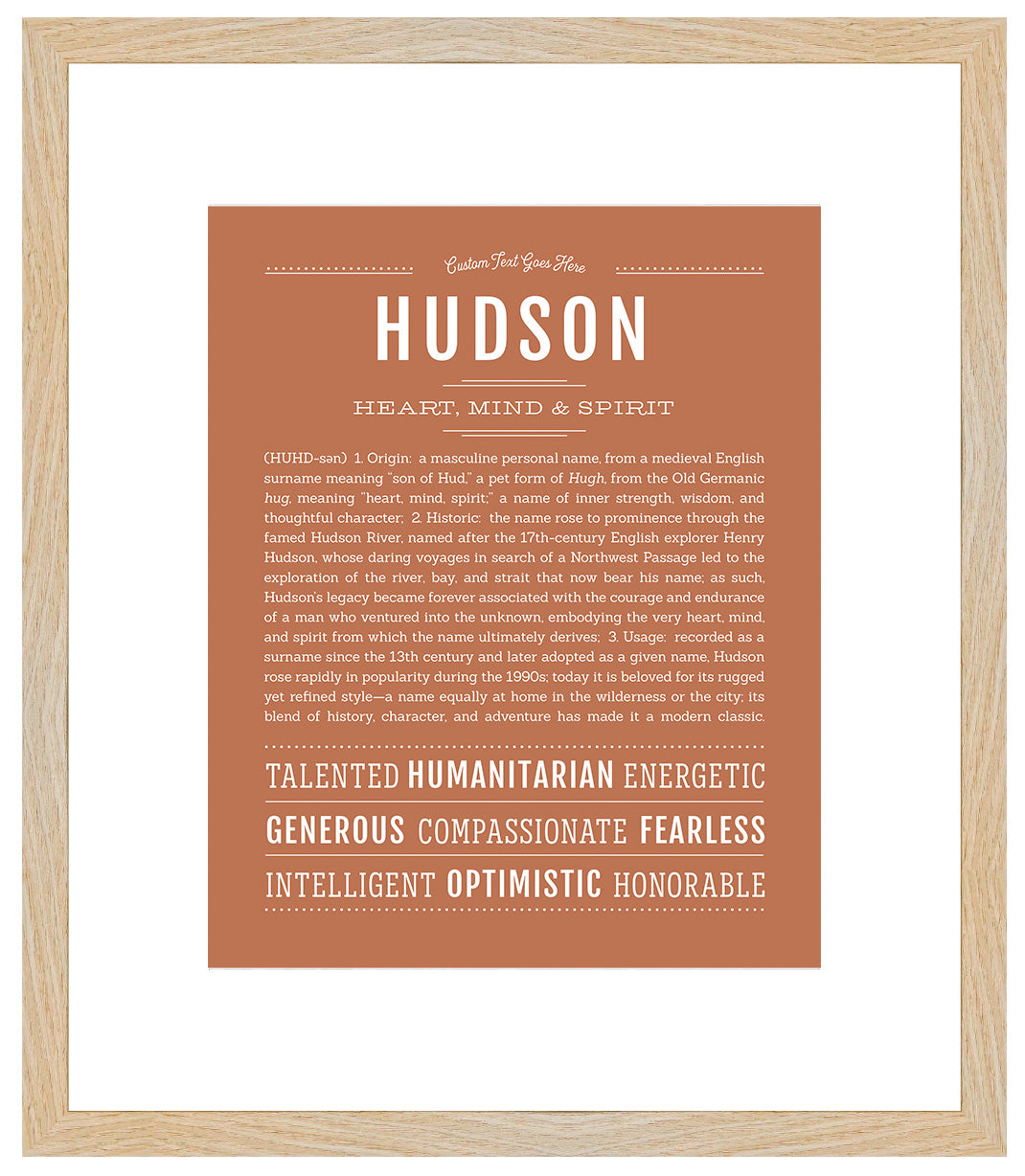 Hudson | Name Art Print