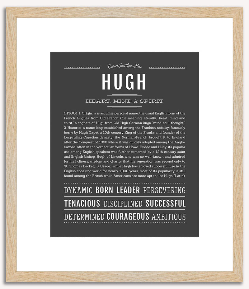 Hugh | Name Art Print