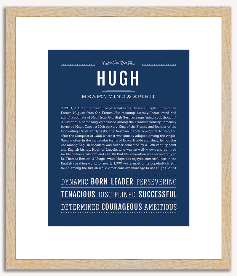 Hugh | Name Art Print