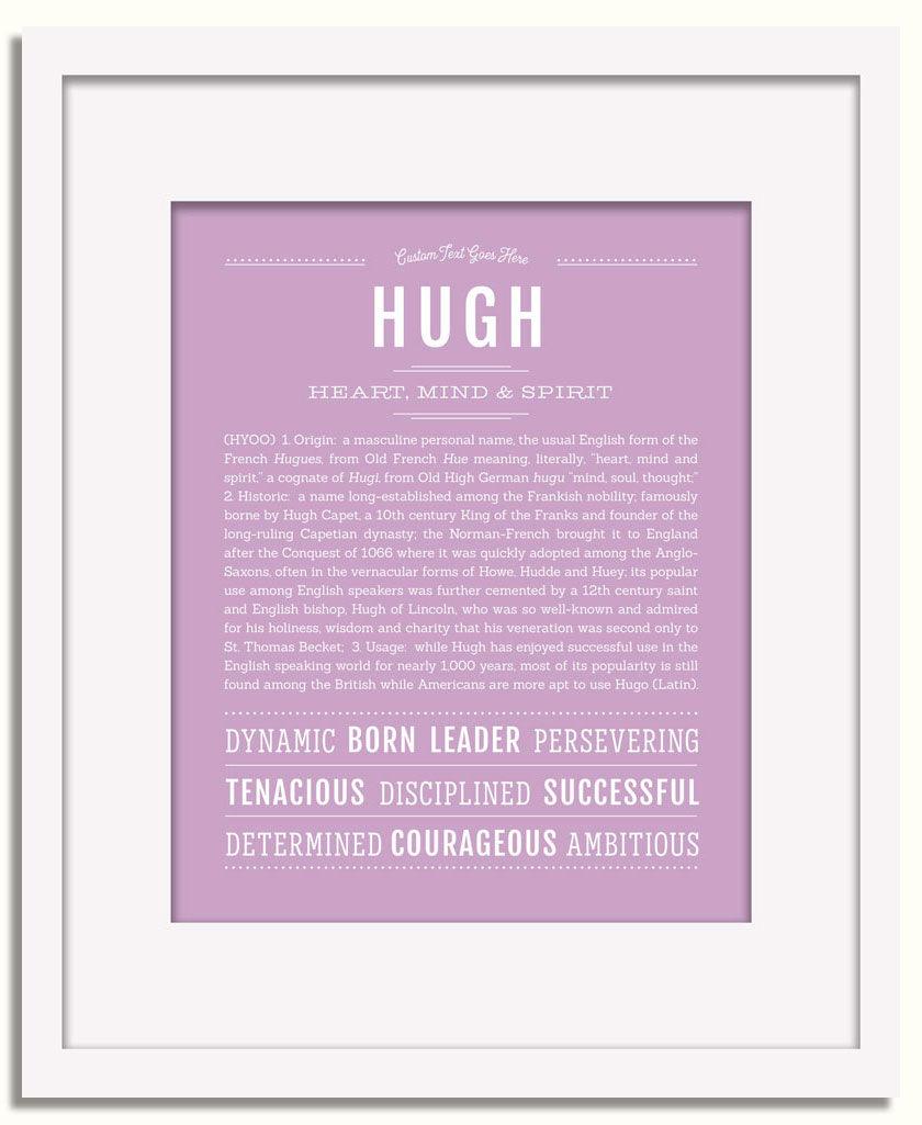 Frame Options | Lilac | White Frame, Matted