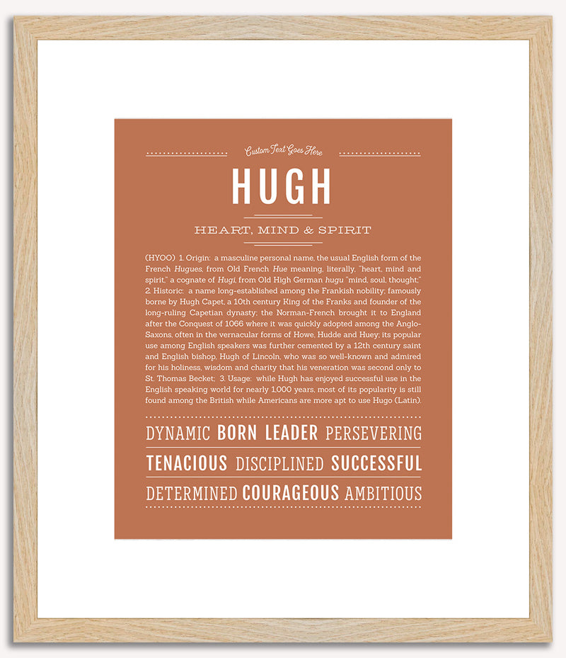 Hugh | Name Art Print