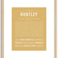 Huntley | Name Art Print