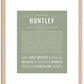 Huntley | Name Art Print