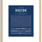 Huston | Name Art Print