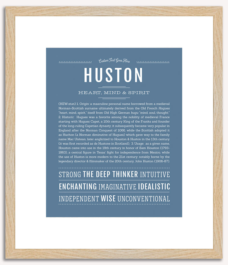 Huston | Name Art Print