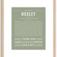 Huxley | Name Art Print