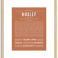 Huxley | Name Art Print