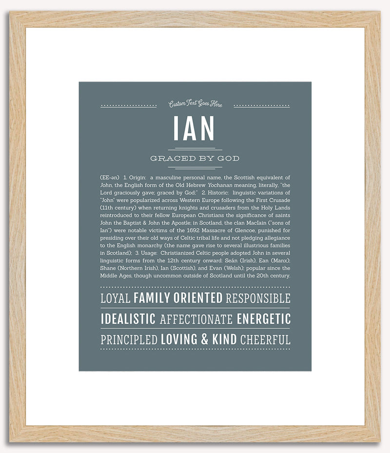 Ian | Name Art Print