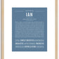 Ian | Name Art Print