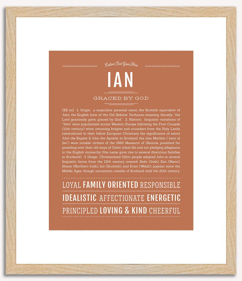 Ian | Name Art Print