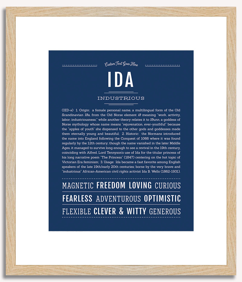 Ida | Name Art Print