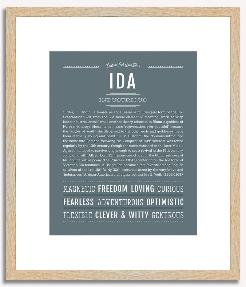 Ida | Name Art Print