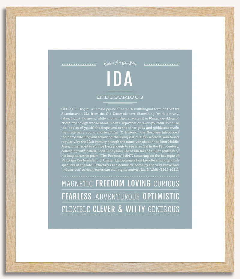 Ida | Name Art Print