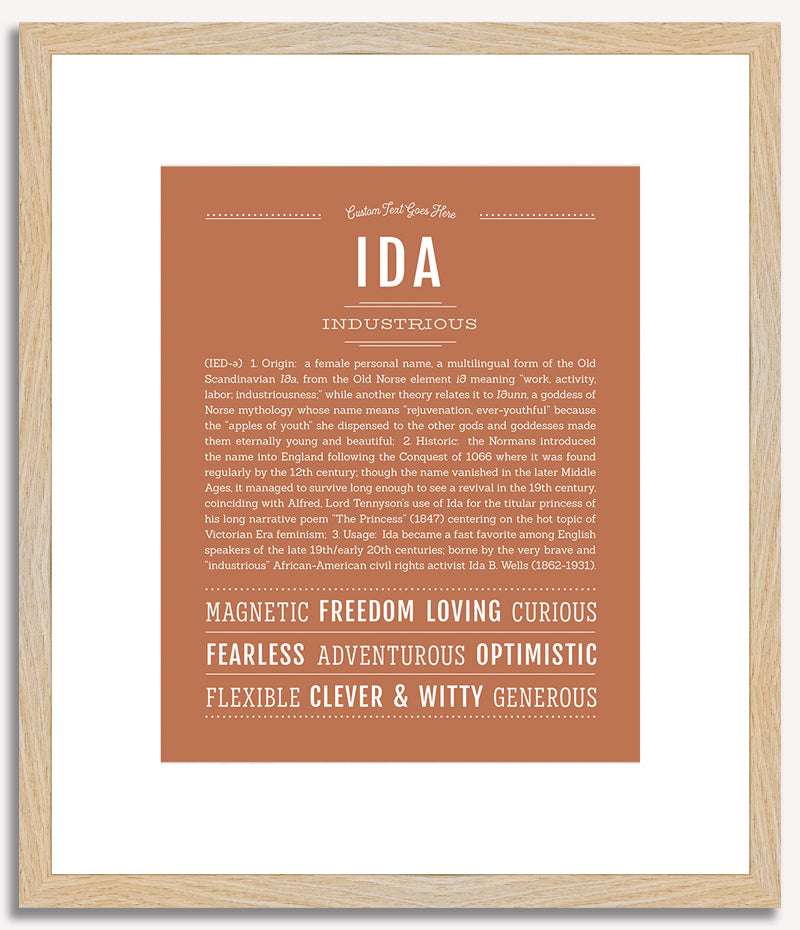 Ida | Name Art Print