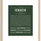 Ignacio | Name Art Print