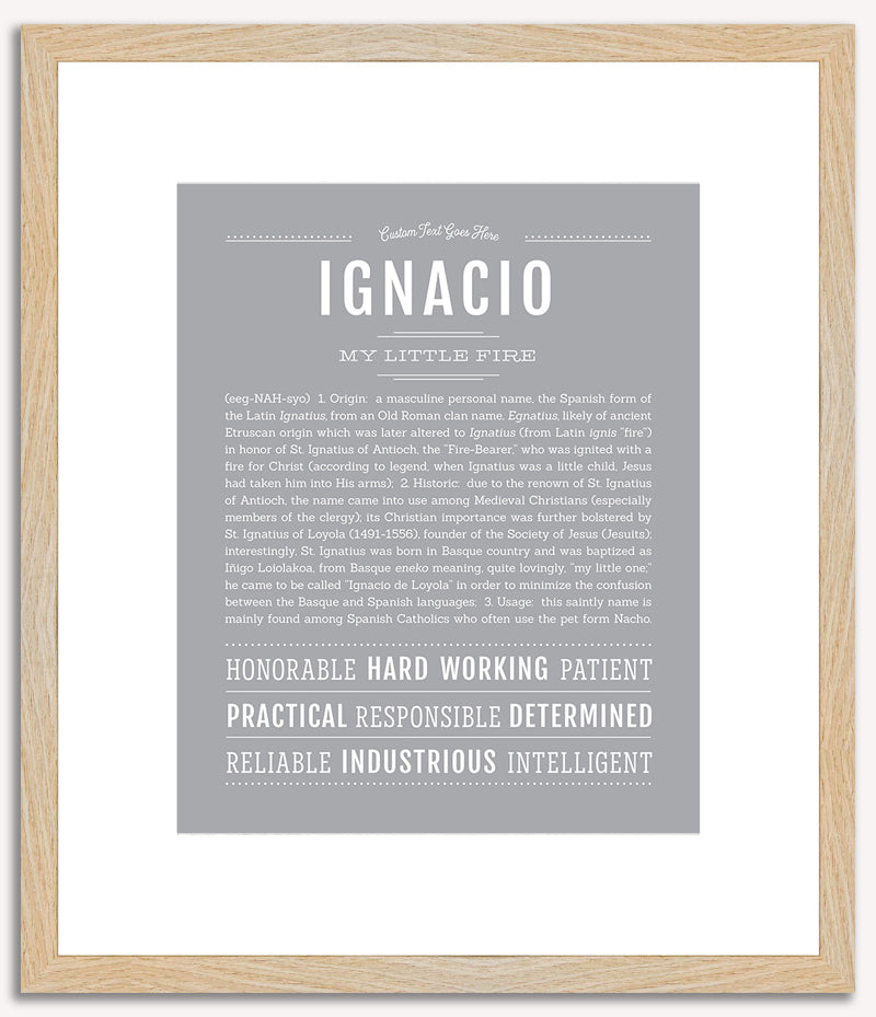 Ignacio | Name Art Print