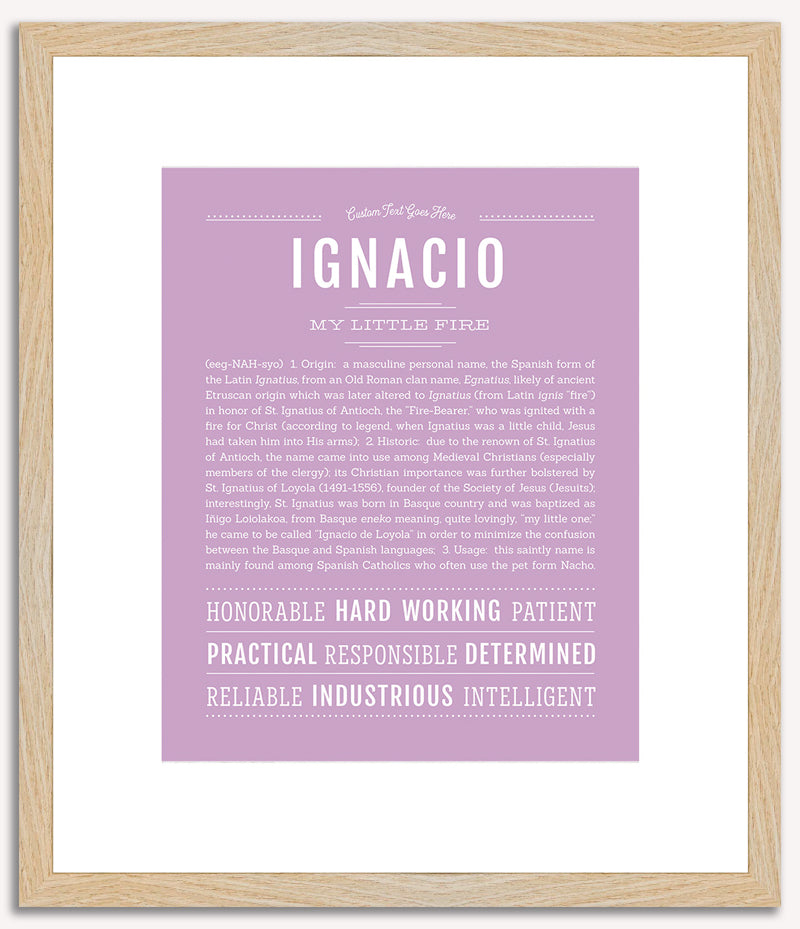 Ignacio | Name Art Print