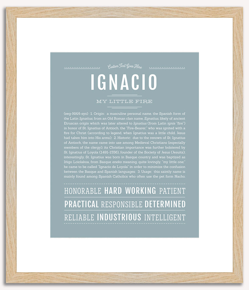 Ignacio | Name Art Print