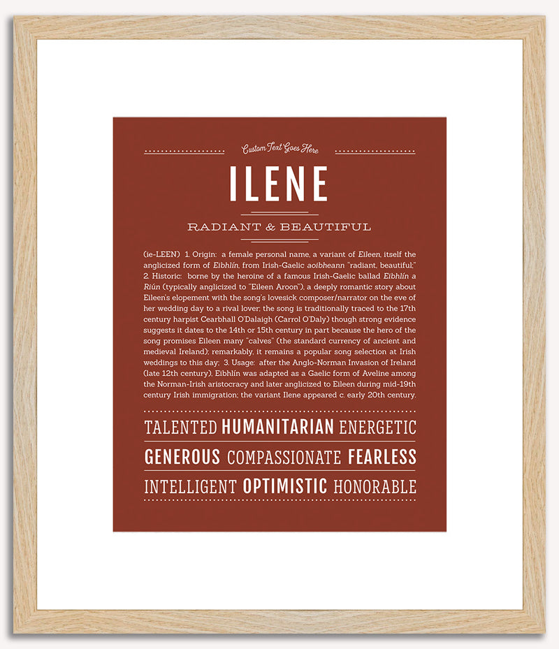 Ilene | Name Art Print