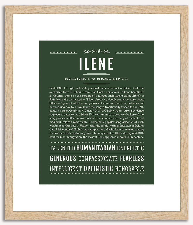 Ilene | Name Art Print