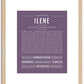 Ilene | Name Art Print