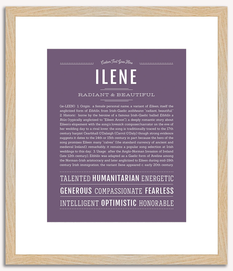 Ilene | Name Art Print