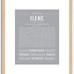 Ilene | Name Art Print