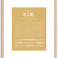 Ilene | Name Art Print