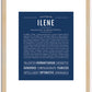 Ilene | Name Art Print