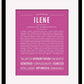 Frame Options | Dark Pink | Black Frame, Matted