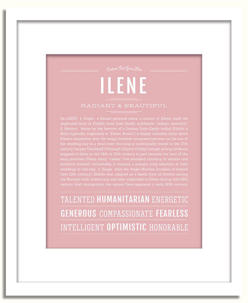 Frame Options | Dusty Rose | White Frame, Matted